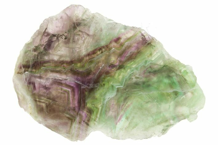 Colorful Polished Fluorite Slab - China #367878